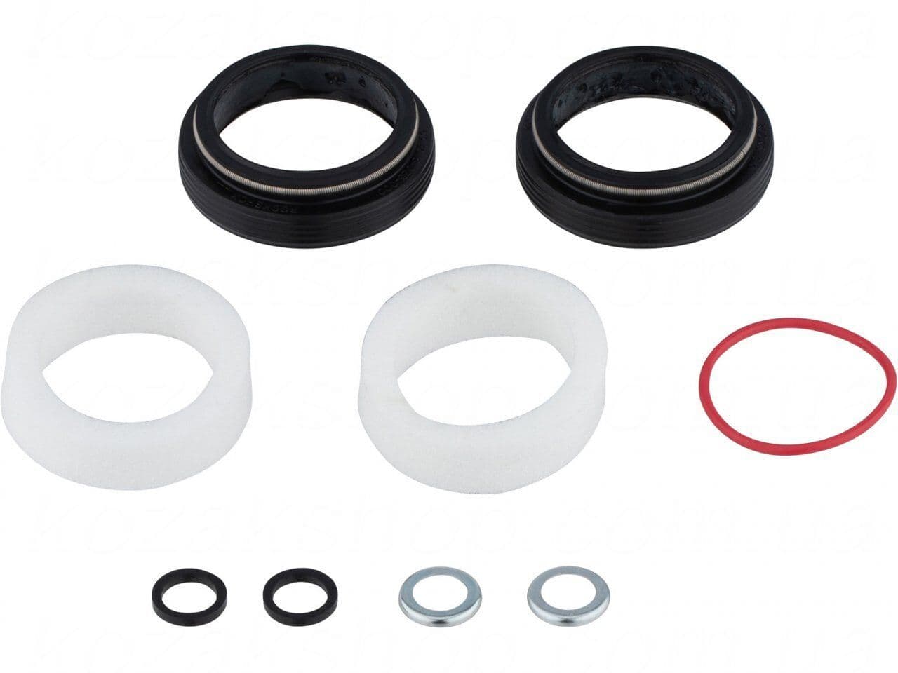 Сальники RockShox Upgrade Kit - 30mm Black Flangeless Low Friction Seals (Includes Dust Wipers & 10mm Foam Rings) - Judy Silver/Judy Gold (BOOST™ FORKS)
