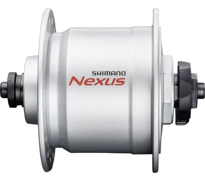 Динамо-втулка Shimano DH-C3000-3N-QR, NEXUS, 6V 3.0W, 32H OLD:100MM, QR ексцентрик, W/SM-DH10, сріб