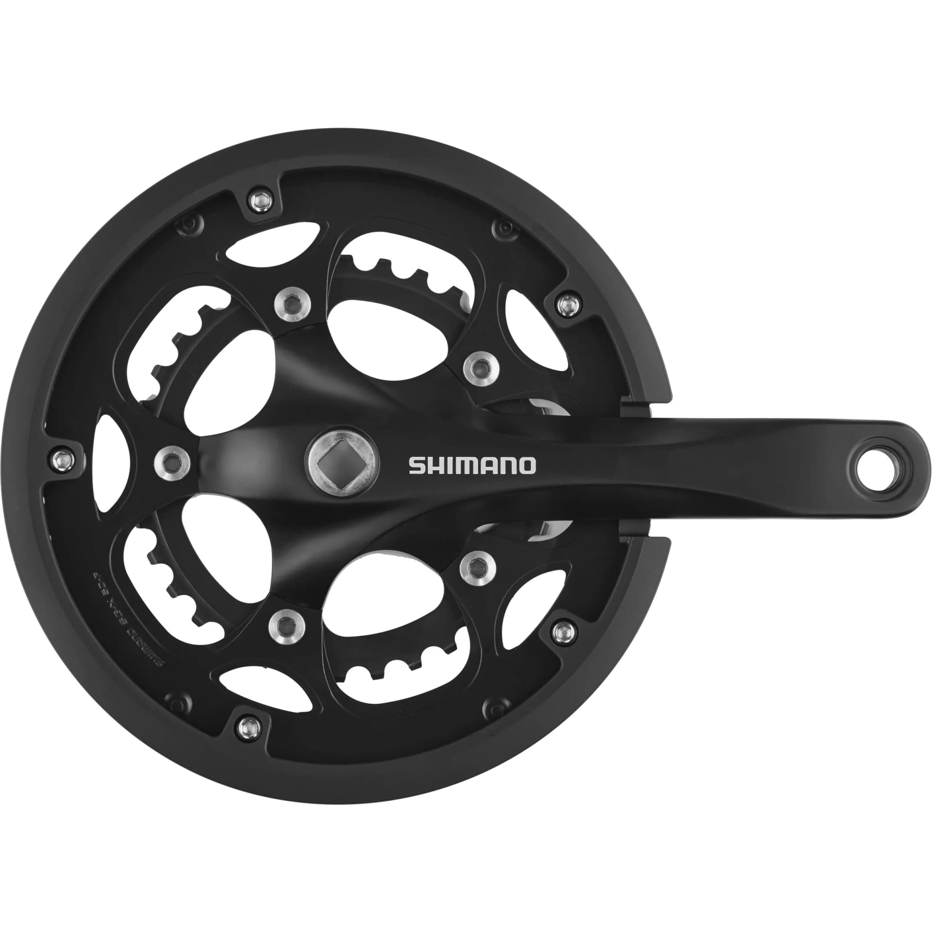 Шатуни Shimano FC-RS200, 175мм 50Х34, захист зірок, з болтами