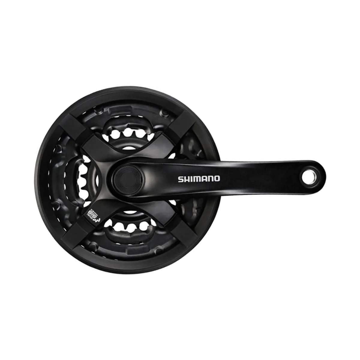 Шатуни Shimano FC-TY501, 170мм, 48X38X28, 6/7/8-шв, захист зірок