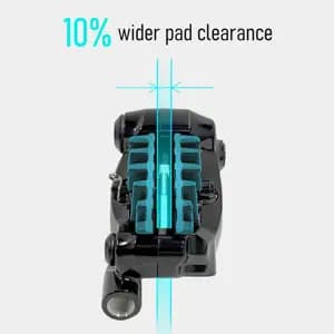 Каліпер гідравл диск гальм Shimano BR-R7170-F, 105, FLAT MOUNT передній адаптер 140/160мм, колодка L05A RESIN PAD(W/FIN)