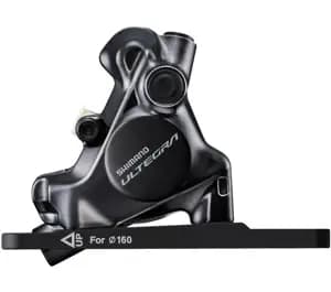 Каліпер гідравл диск гальм Shimano BR-R8170-R, ULTEGRA, FLAT MOUNT задній без адаптеру, колодка L03A RESIN