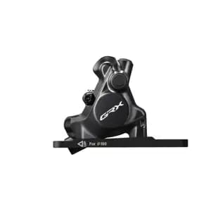 Каліпер гідравл диск гальм Shimano BR-RX820, GRX, передній, FLAT MOUNT, 140/160MM ротор, колодка L05A RESIN PAD(W/FIN)