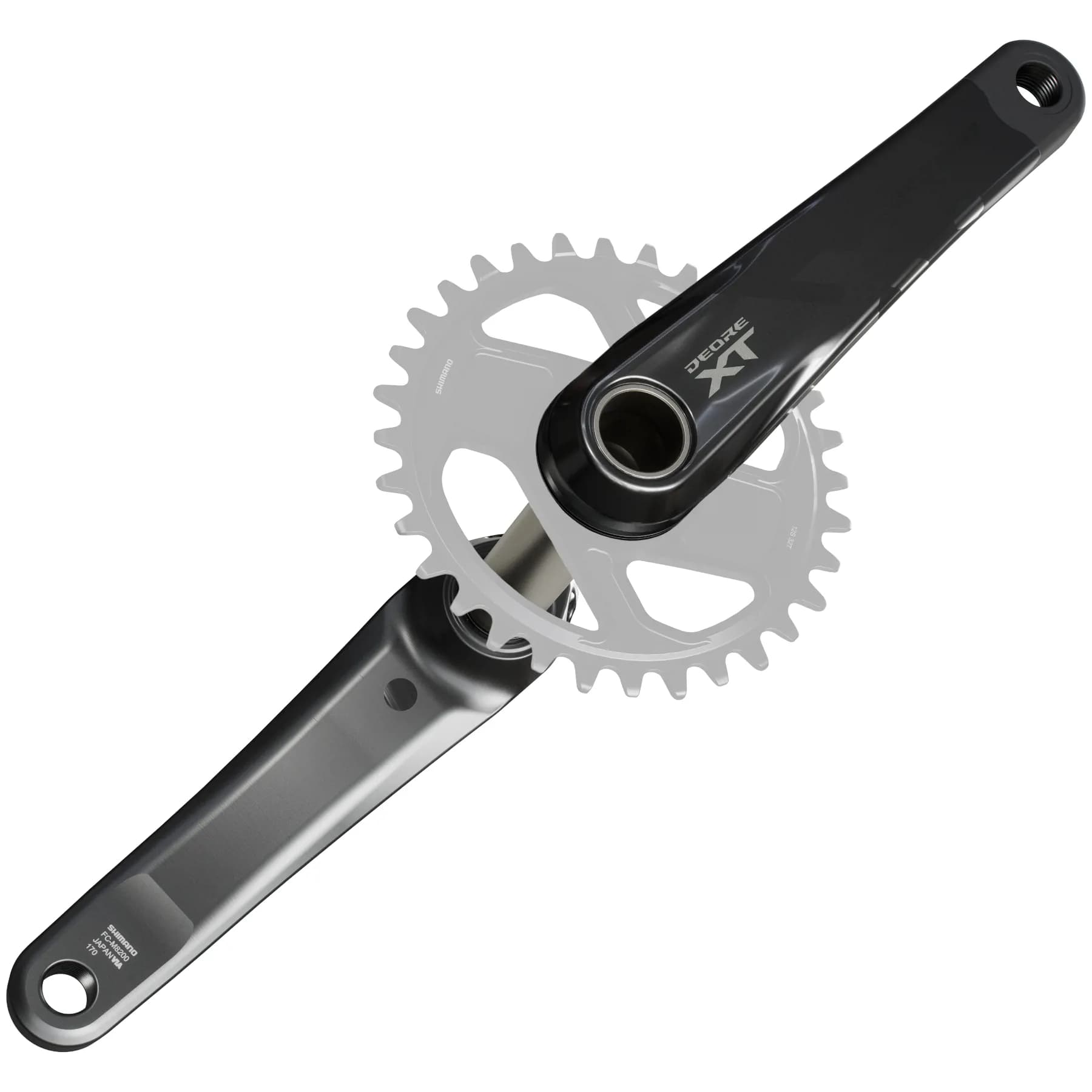 Шатуни Shimano FC-M8200-1 DEORE XT, Hollowtech II 170мм без зірки, CL-55мм без каретки