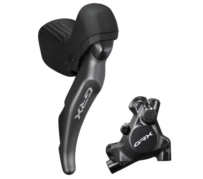 Гальмо гідравл диск Shimano RX820 GRX, заднє (права гальм. ручка/шифтер ST-RX820 12-швидк, BR-RX820, гідроліния 1700мм)