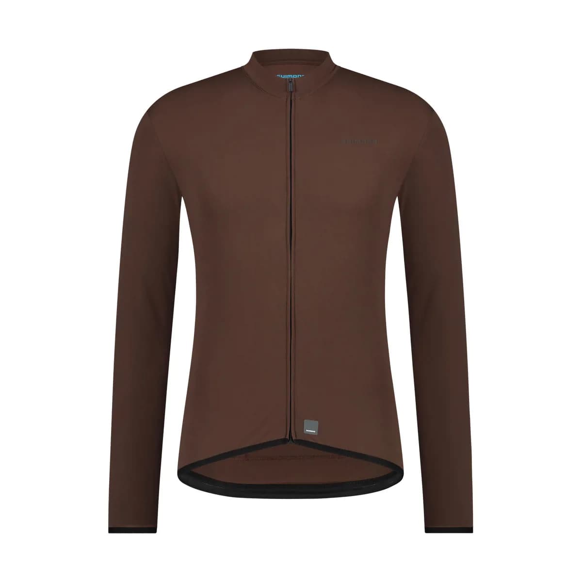 Велоджерсі Shimano Apice long sleeves утеплене, коричневе, розм. S