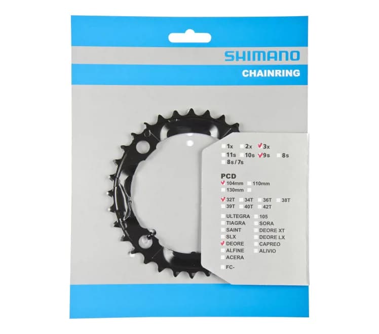 Зірка шатунів FC-M590 DEORE/M430/M391 32зуб. чорн, 9-швидк