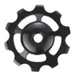 Ролик перемикача Kenli KL-4011A, алюміній, 10Т зубців, пром, полегшений, чорний