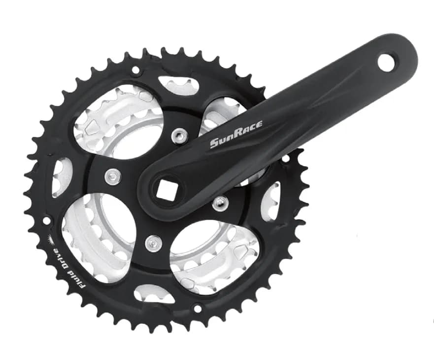 Шатуни SunRace M300 CG3 під квадрат, 48-38-28T, 175мм