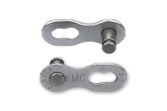 Замок ланцюга KMC 7/8R Silver EPT 8/7/6 шв. (7,3мм/KMC/Shimano), 1 замок (polybag)