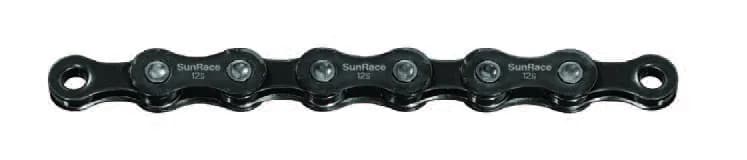 Ланцюг SunRace CN12A B Black 12 швидкостей, 126 ланок, з замком