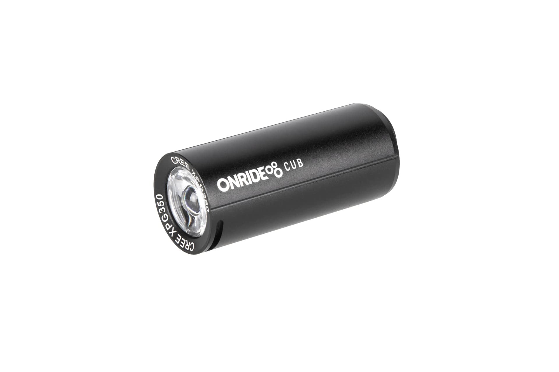 Велосипедна фара ONRIDE Cub чорний (200 lm, 700 mAh, Type-C), алюмінієва