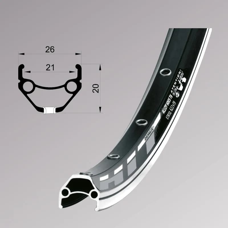 Обід Remerx HIT 21 RX 4521, 28'', 622x21, 32 отв., AV, пістонований, чорний анодований, V-Br,CNC