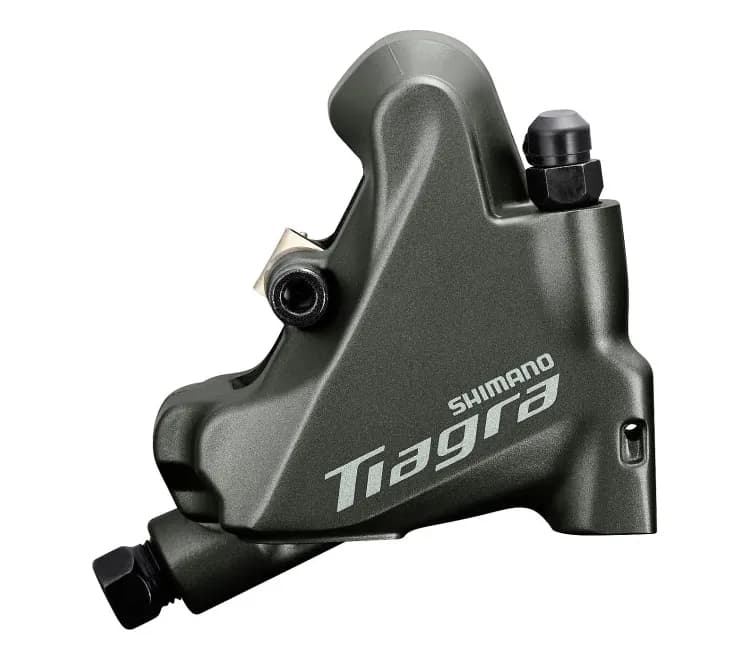 Каліпер гідравл диск гальм Shimano BR-4770-R, FLAT MOUNT задній без адаптеру, колодка L03A RESIN PAD(W/FIN)
