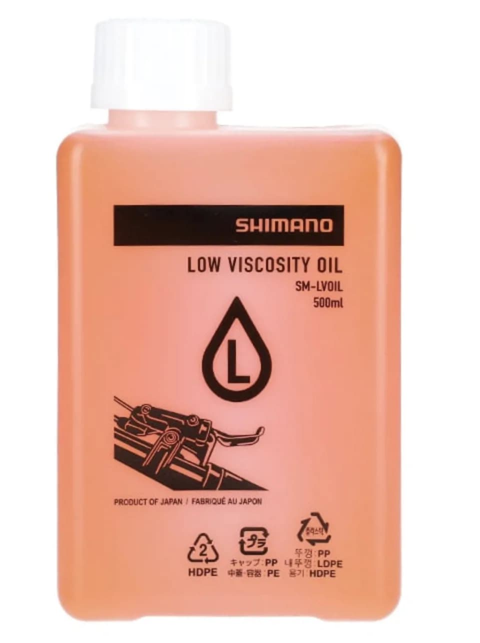 Мінеральна рідина низької в'язкості Shimano для гідравл. диск гальм, 500мл