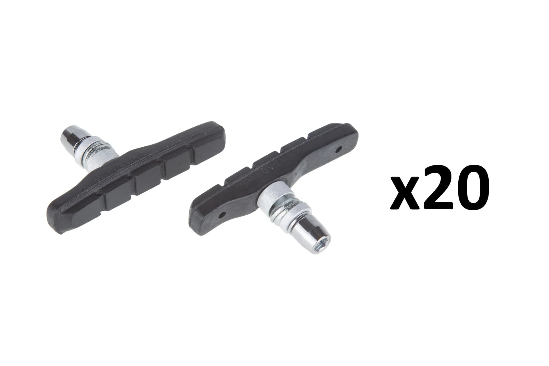 Гальмівні колодки ONRIDE Vice, V-brake 72 мм, чорні (полібег), 20 пар, ОЕМ