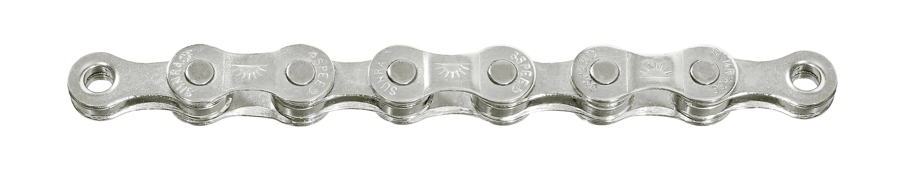 Ланцюг SunRace CNM84 Silver, 8 швидкостей, 116 ланок