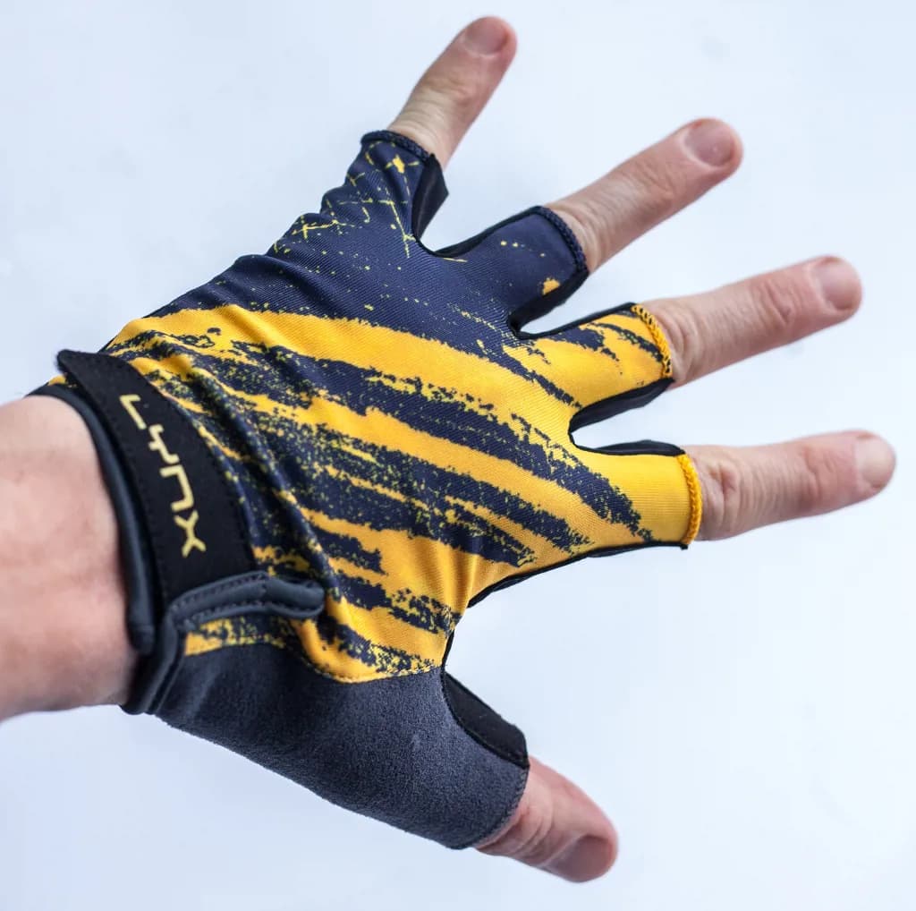 Велорукавички LYNX Art Orange Trace S