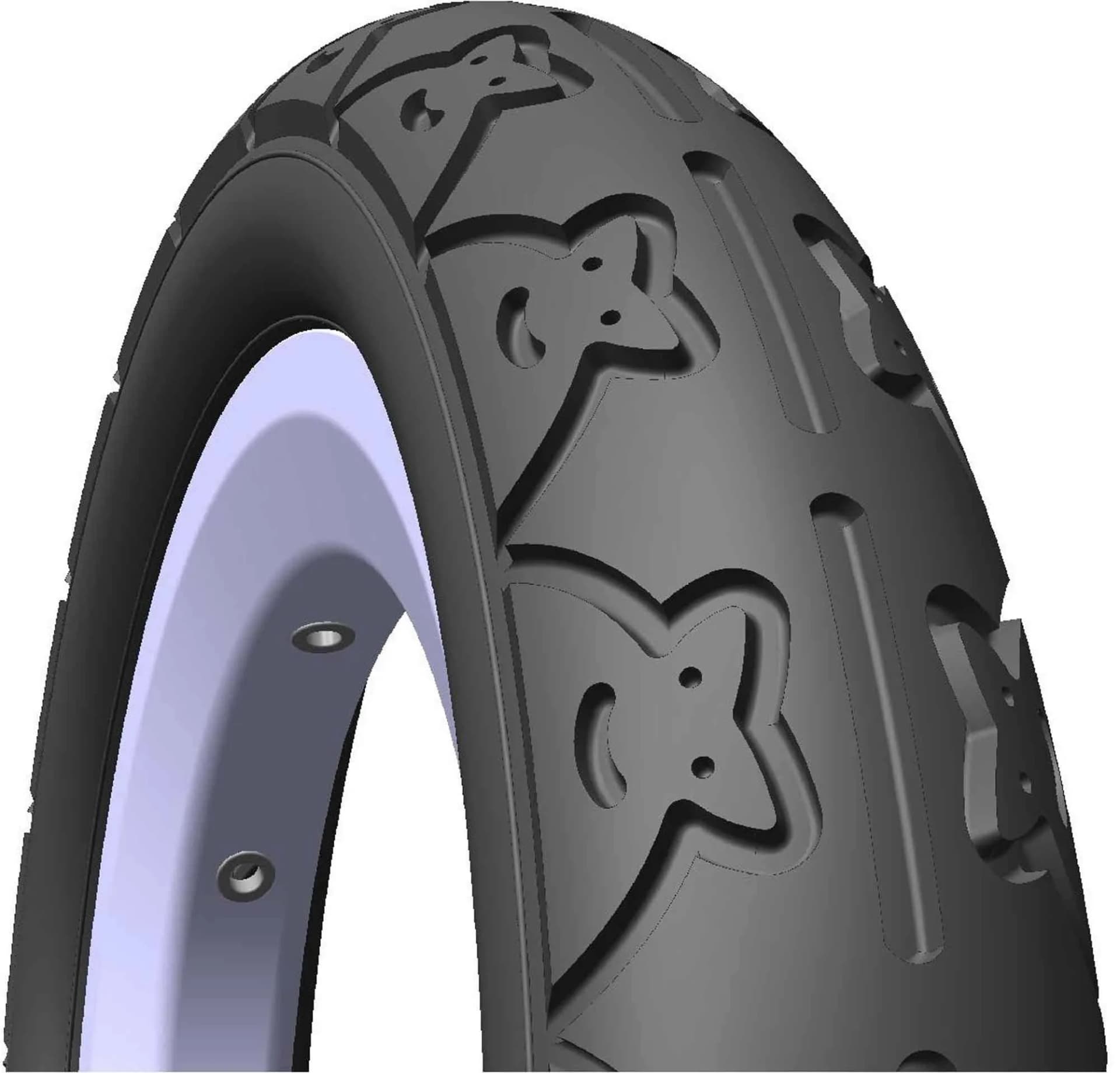 Покришка Rubena Teddy 12 1/2x1,75x2 1/4 (47-203) Classic, чорна