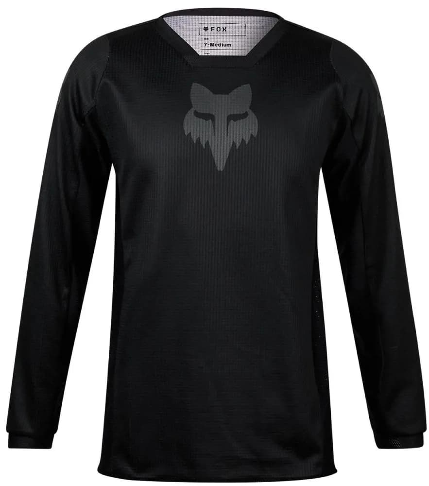 Дитяча джерсі FOX 180 Youth Jersey - BLACKOUT [Black], YXL