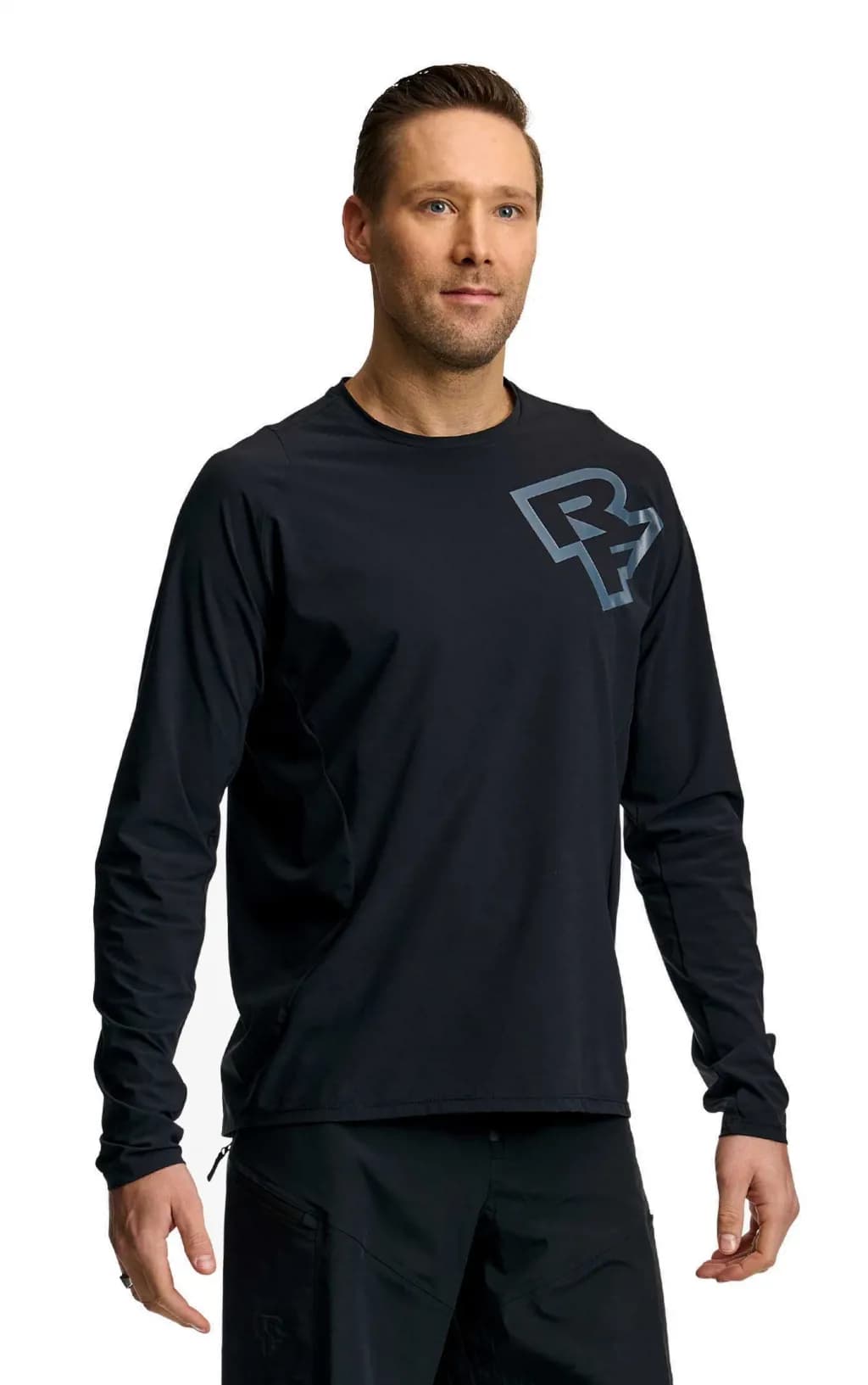 Велофутболка RACE FACE Conspiracy LS Jersey-Black-S