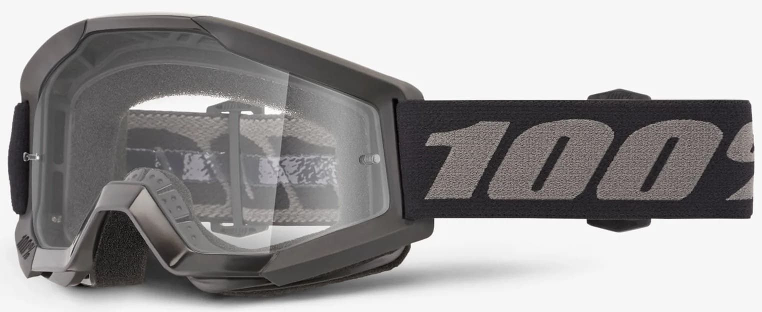 Дитячі окуляри 100% STRATA MINI Goggle Black - Clear Lens, Clear Lens