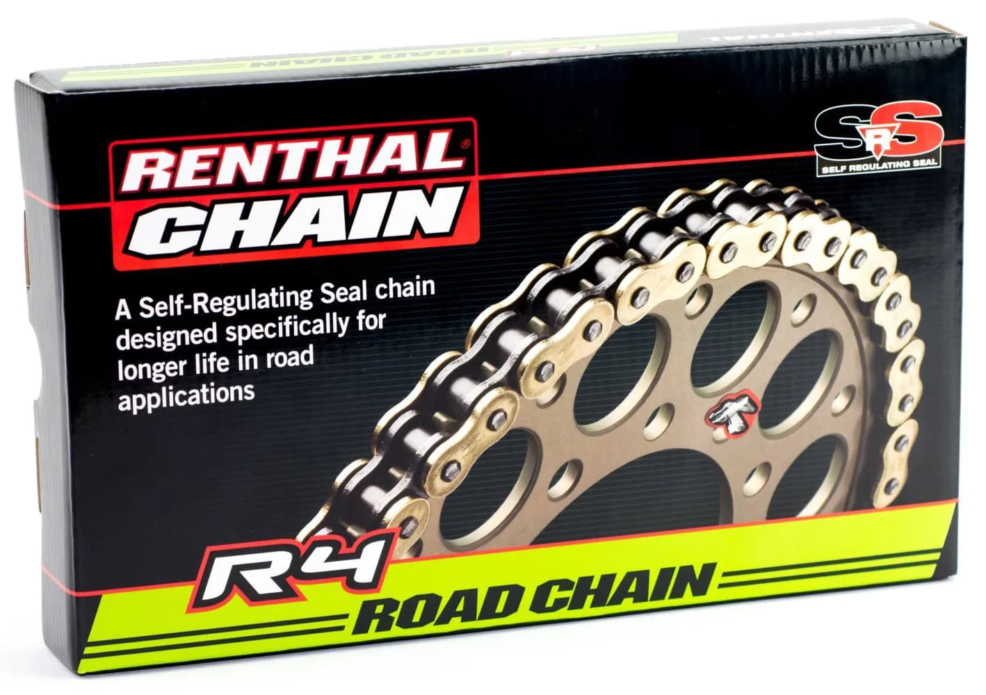 Ланцюг Renthal R4 Chain - 520 [Gold], 520-130L / Seal Ring