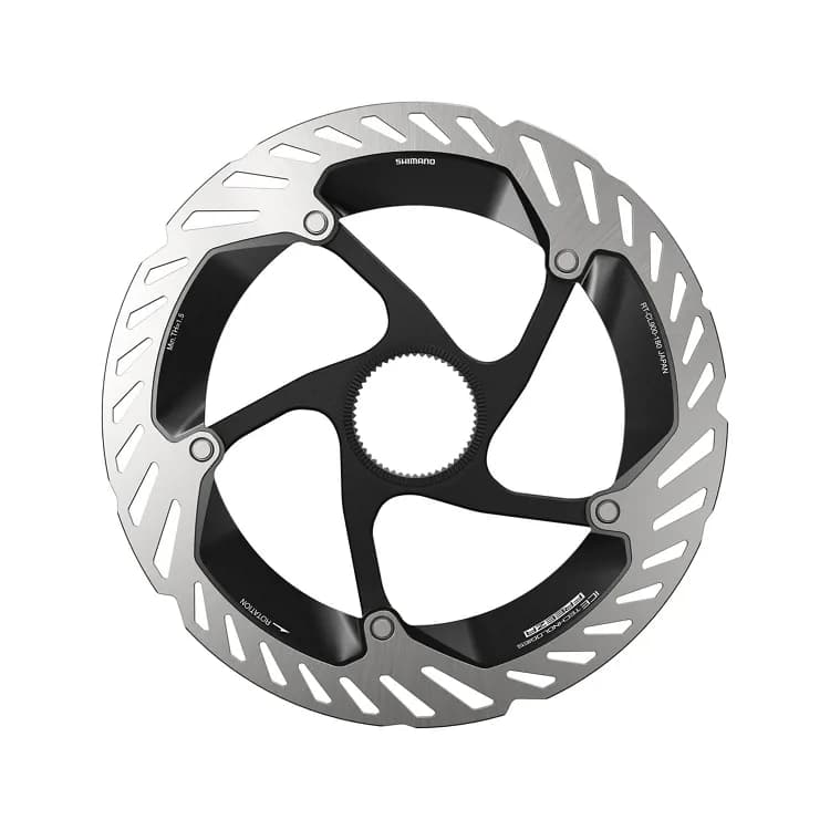 Ротор Shimano RT-CL900-M-E, 180мм, ICE TECH FREEZA CENTER LOCK, гайка з зовнішніми зачепами