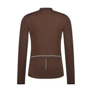 Велоджерсі Shimano Apice long sleeves утеплене, коричневе, розм. M