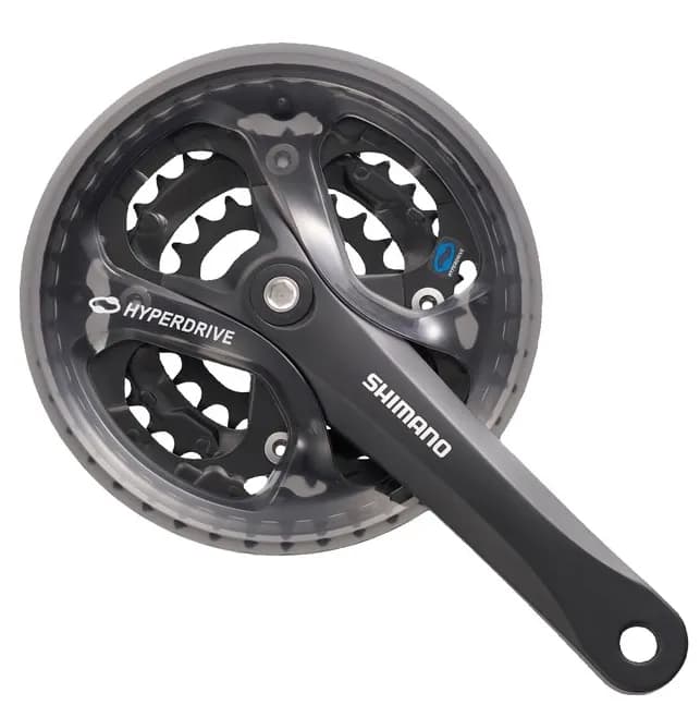 Шатуни Shimano FC-M361, 175мм, 42X32X22, захист зірок
