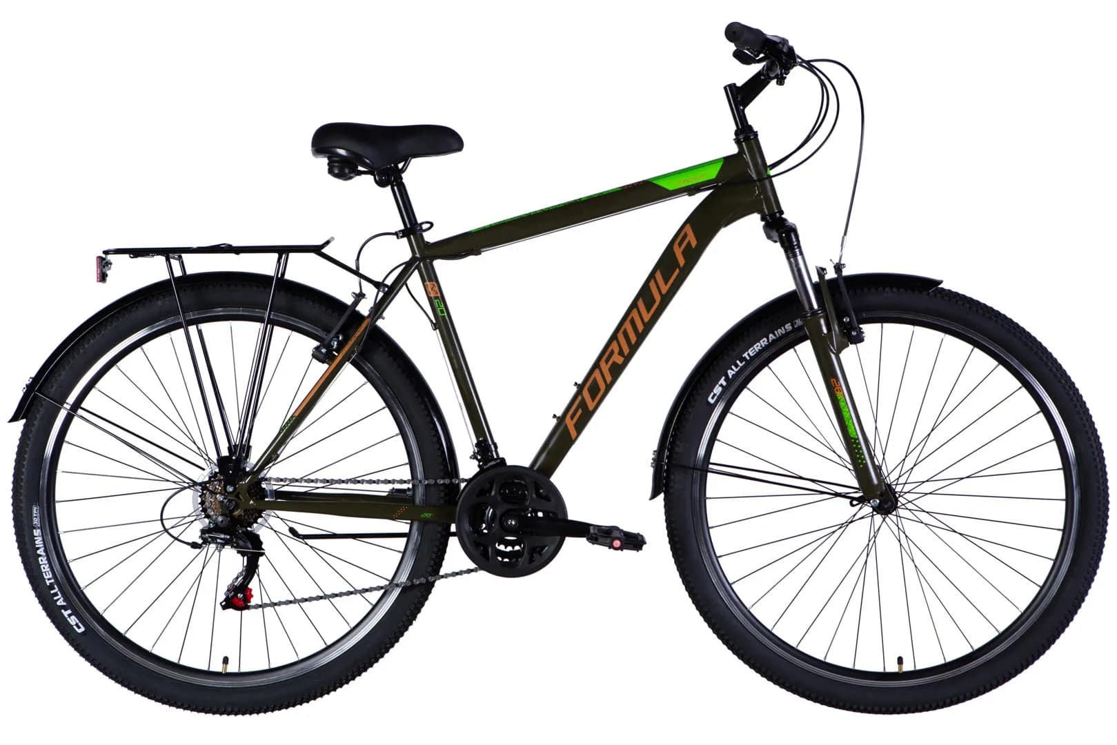 Велосипед ST 28" Formula MAGNUM DD FR рама-20,5" Cталь, 24*34*42T с защитой от попадания одежды 2025