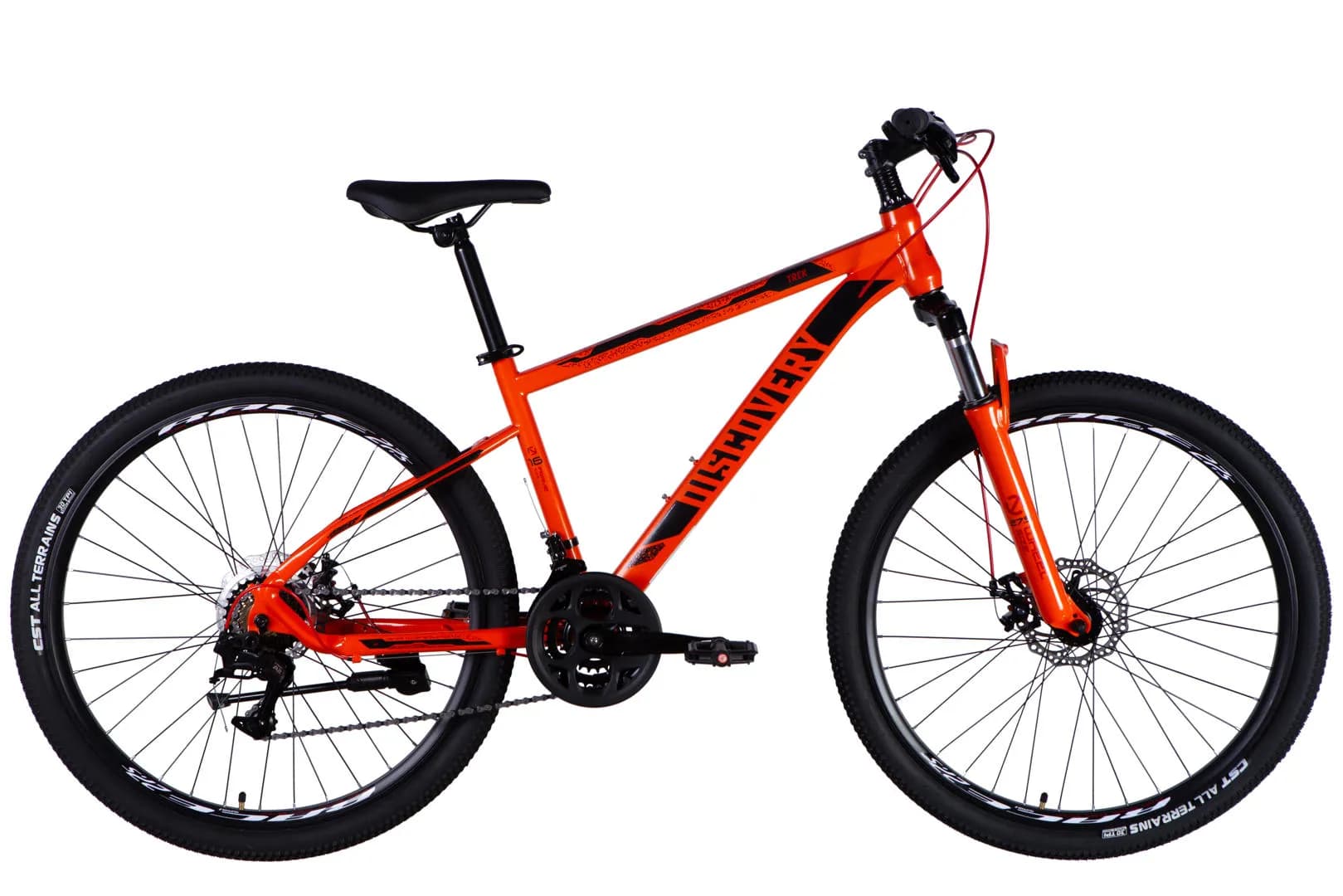 Велосипед ST 27.5" Discovery TREK DD FR рама-16" помаранчевий 2025