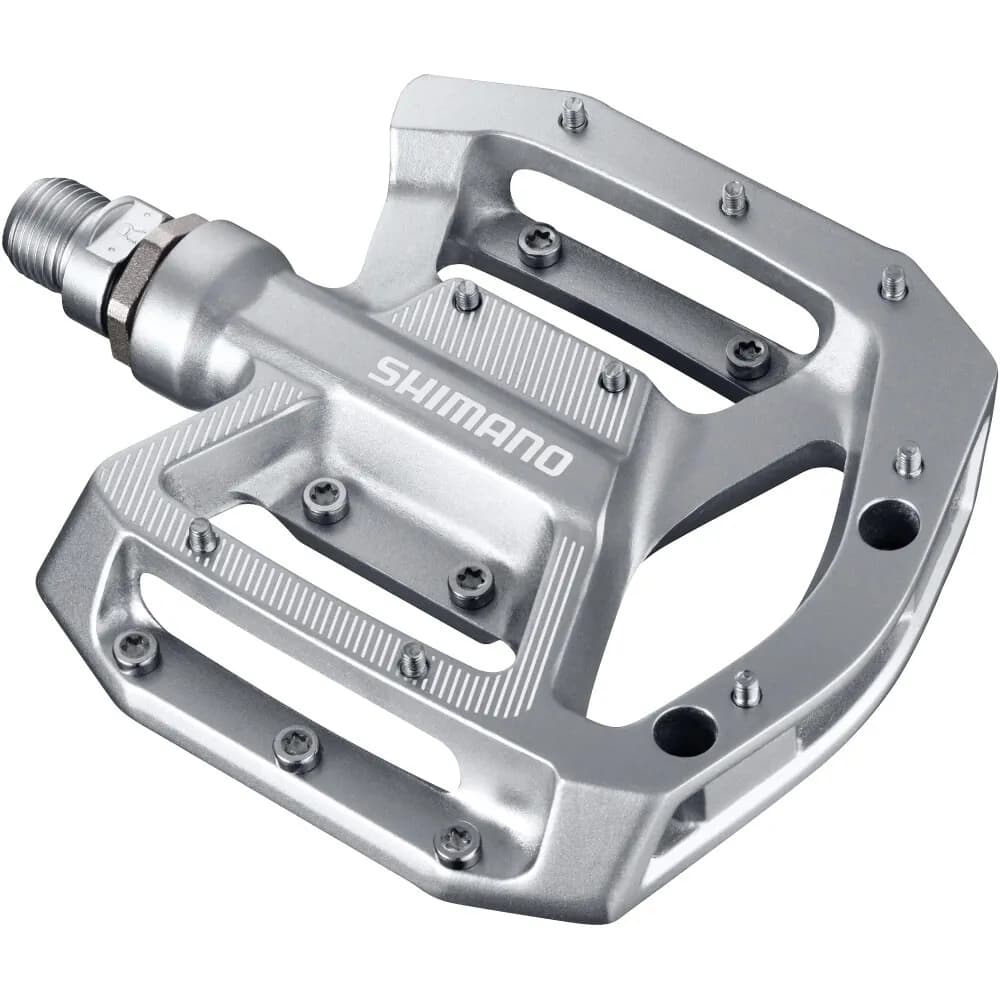 Педалі Shimano PD-GR500L, ENDURO/TRAIL, сріблясті