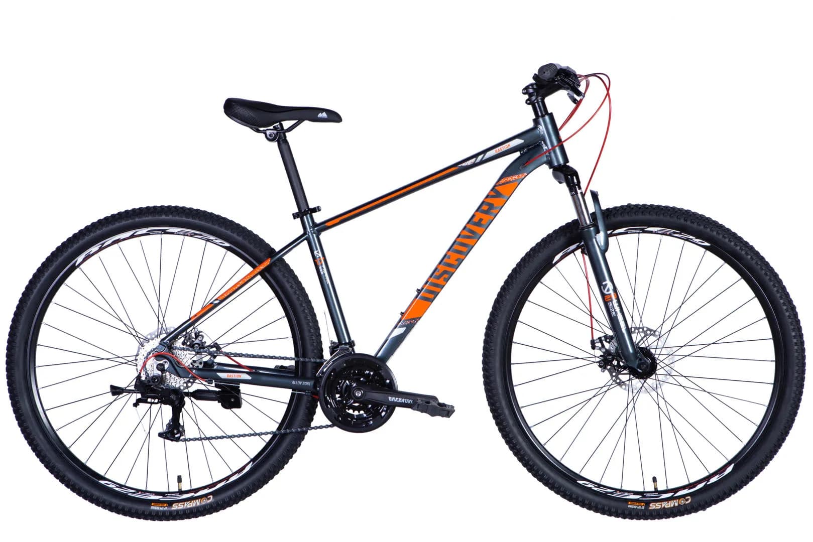 Велосипед AL 29" Discovery BASTION DD CS рама-17" сіро-помаранчевий 2025