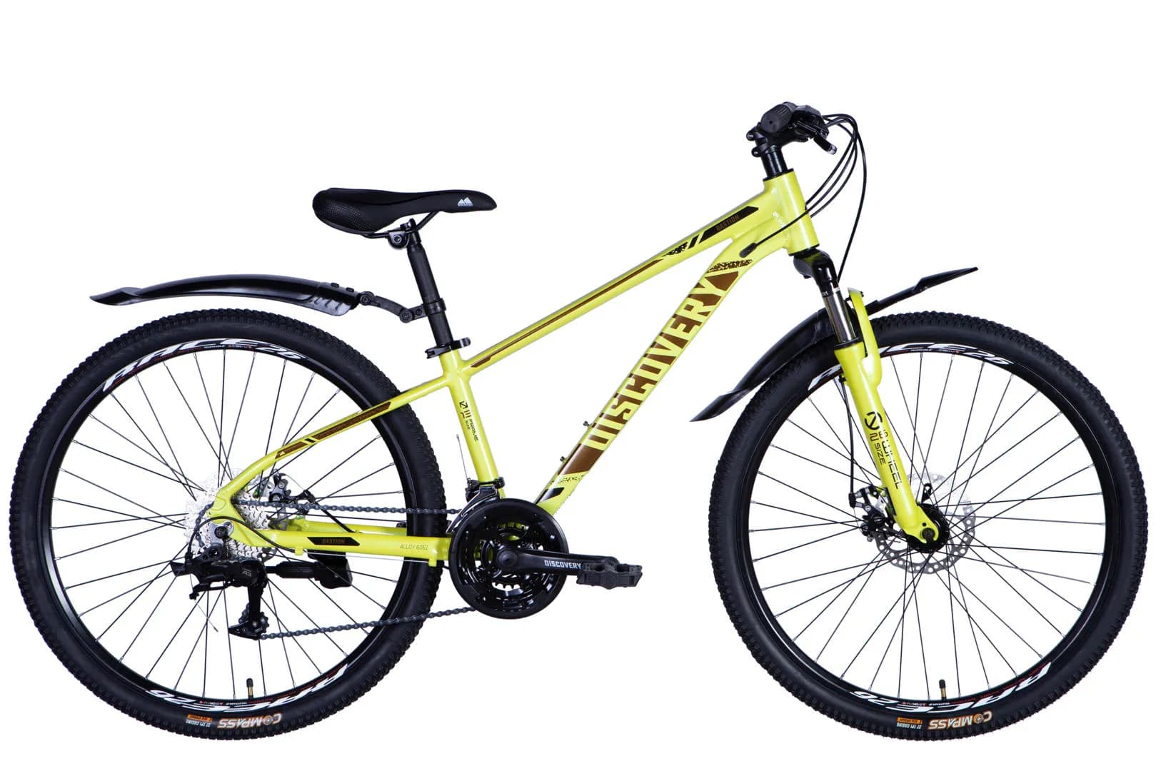 Велосипед AL 26" Discovery BASTION DD CS рама-13" жовтий 2025