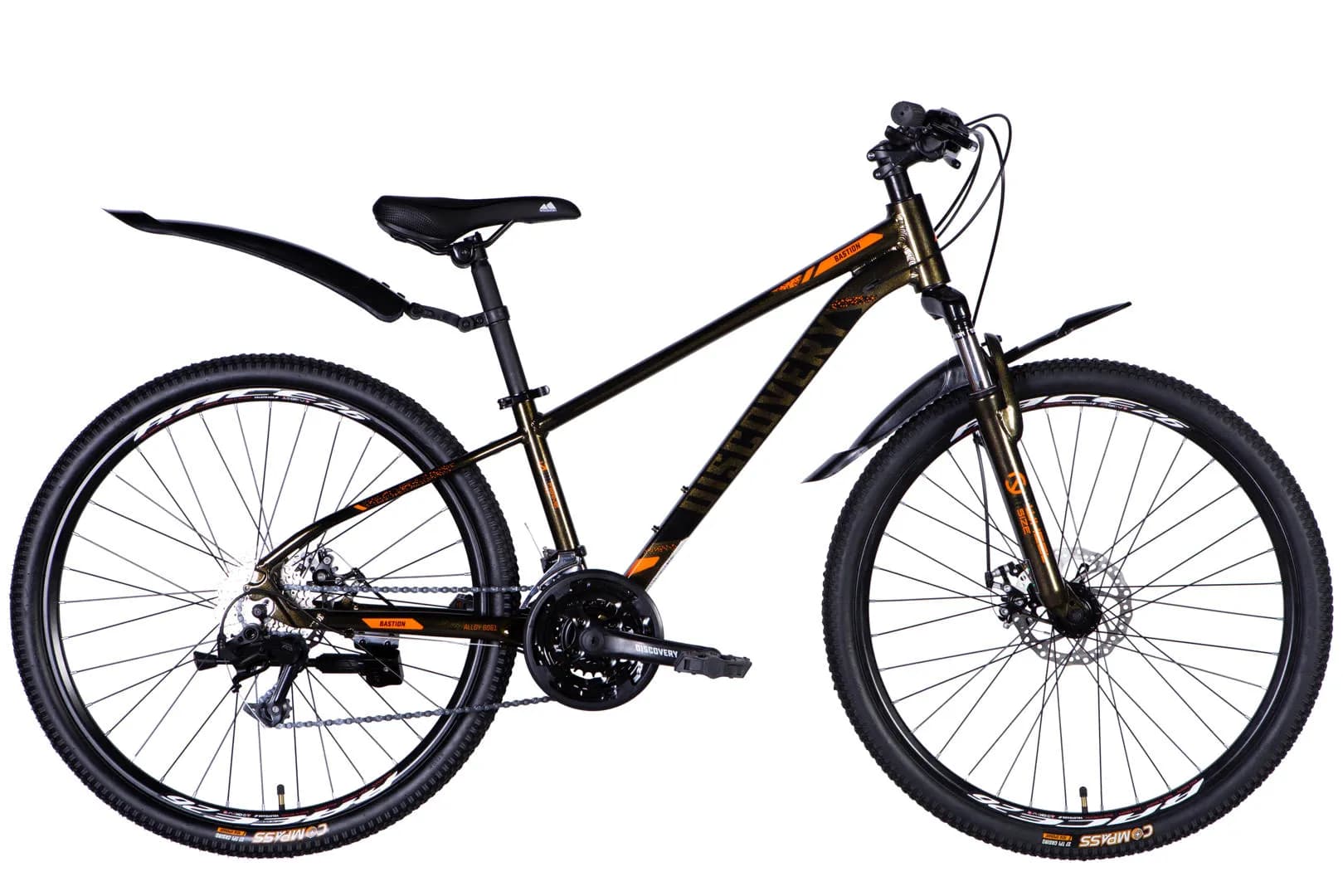 Велосипед AL 26" Discovery BASTION DD CS рама-13" коричневий 2025
