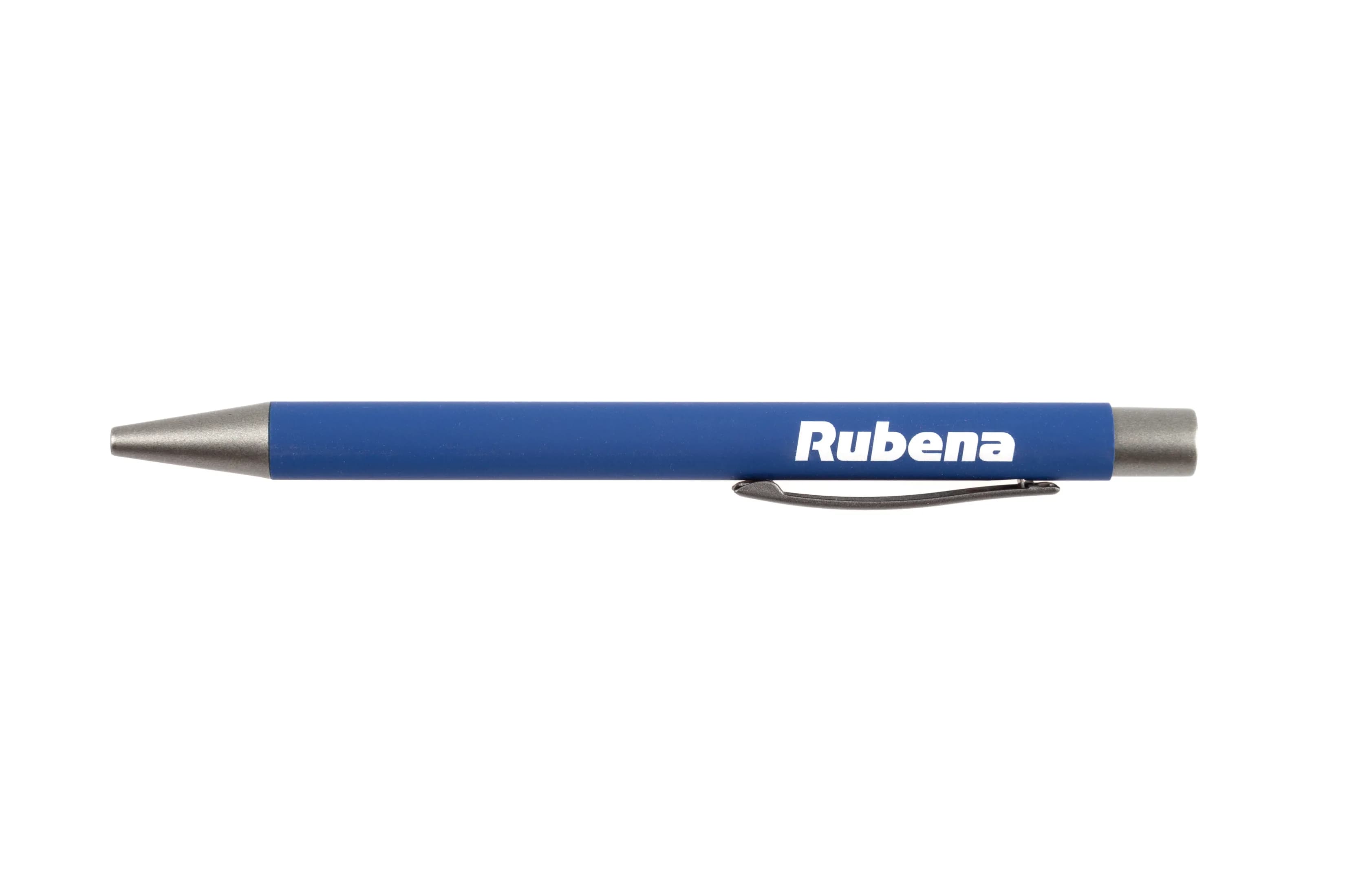 Ручка кулькова металева Rubena, синя