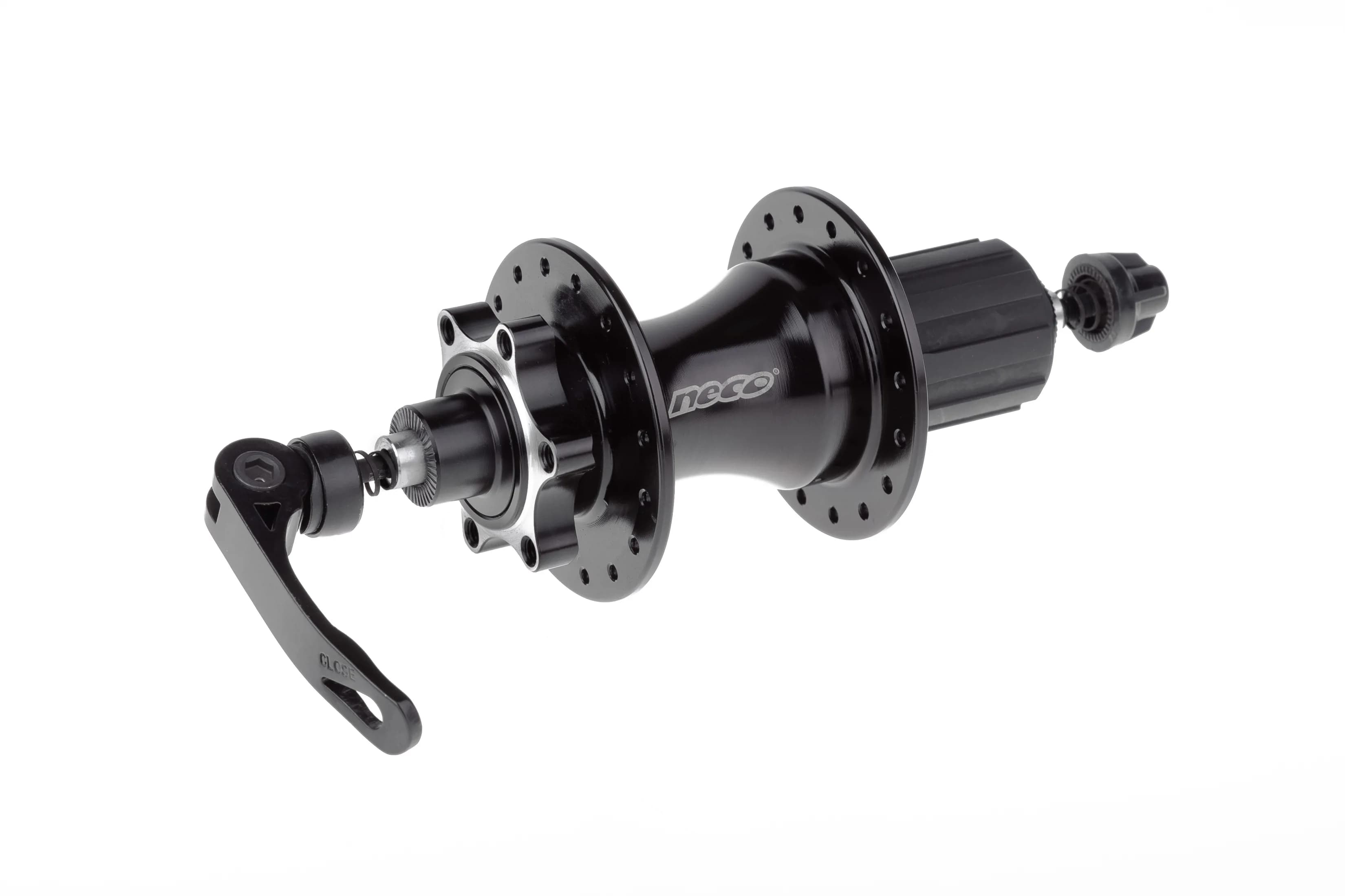 Втулка задня NECO MS03RDQ4, 32 симетричні отвори, під диск, під касету, чорна