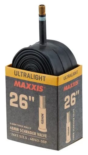 Камера MAXXIS ULTRALIGHT 26X1.5/2.5 Ніпель - Schrader 48мм