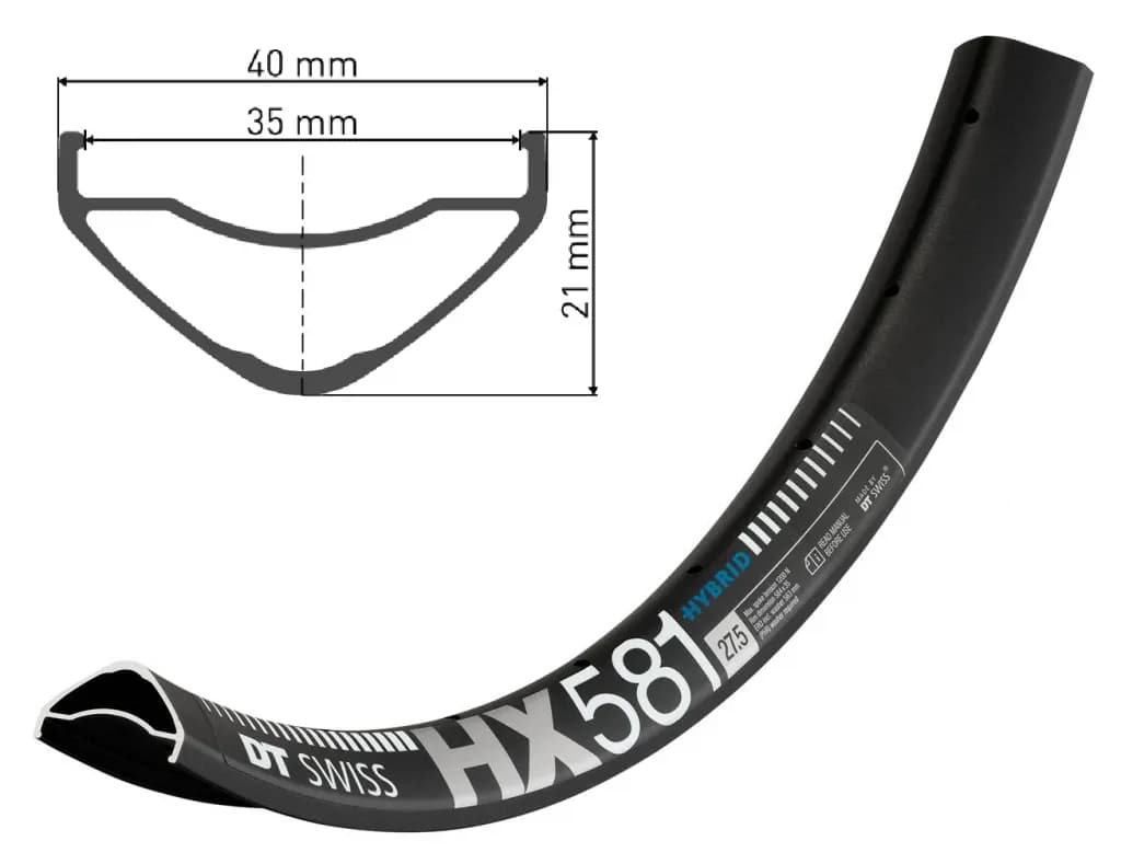 Обід DT SWISS HX 581 27x35 DISK BRAKE 28отв.