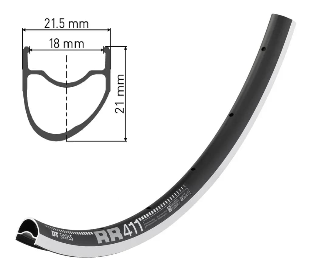 Обід DT SWISS RR 411A 29x18 RIM BRAKE 24отв.