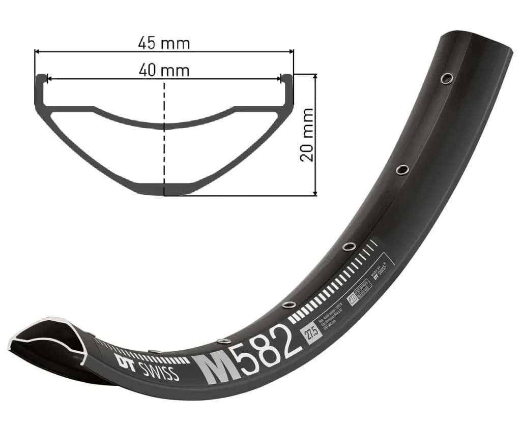 Обід DT SWISS M 582 27x40 DISK BRAKE 28отв.