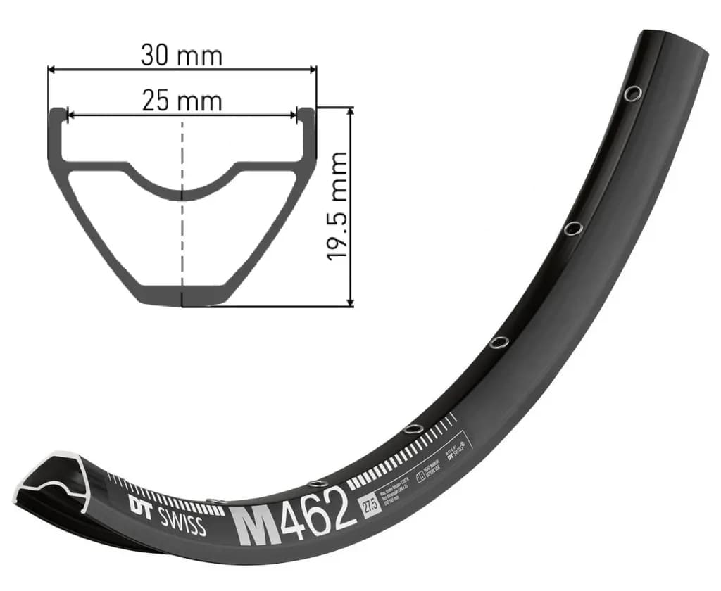 Обід DT SWISS M 462 27x25 DISK BRAKE 28отв.