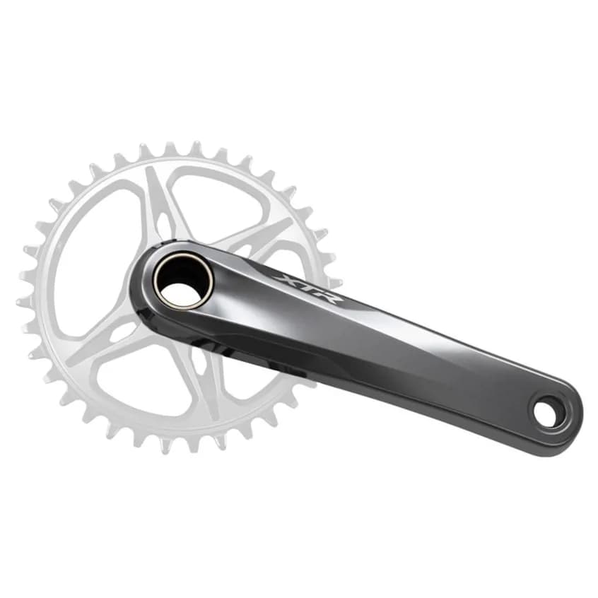 Шатуни Shimano FC-M9100-1 XTR, Hollowtech II 165мм, без зірки, CL-52мм, без каретки