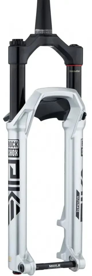Вилка RockShox Pike Ultimate Charger 3 RC2 - Crown 27.5" Boost™ 15x110 140mm Silver Alum Str Tpr 37offset DebonAir+ (includes Bolt On Fender,2 Btm Tokens, Star nut & Maxle Stealth) C1