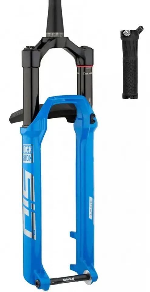 Вилка RockShox SID Ultimate Race Day - Remote 29" Boost™15X110 120mm Gloss Blue 44offset Tapered DebonAir (includes Fender, Star nut, Maxle Stealth & TwistLoc Remote) C1