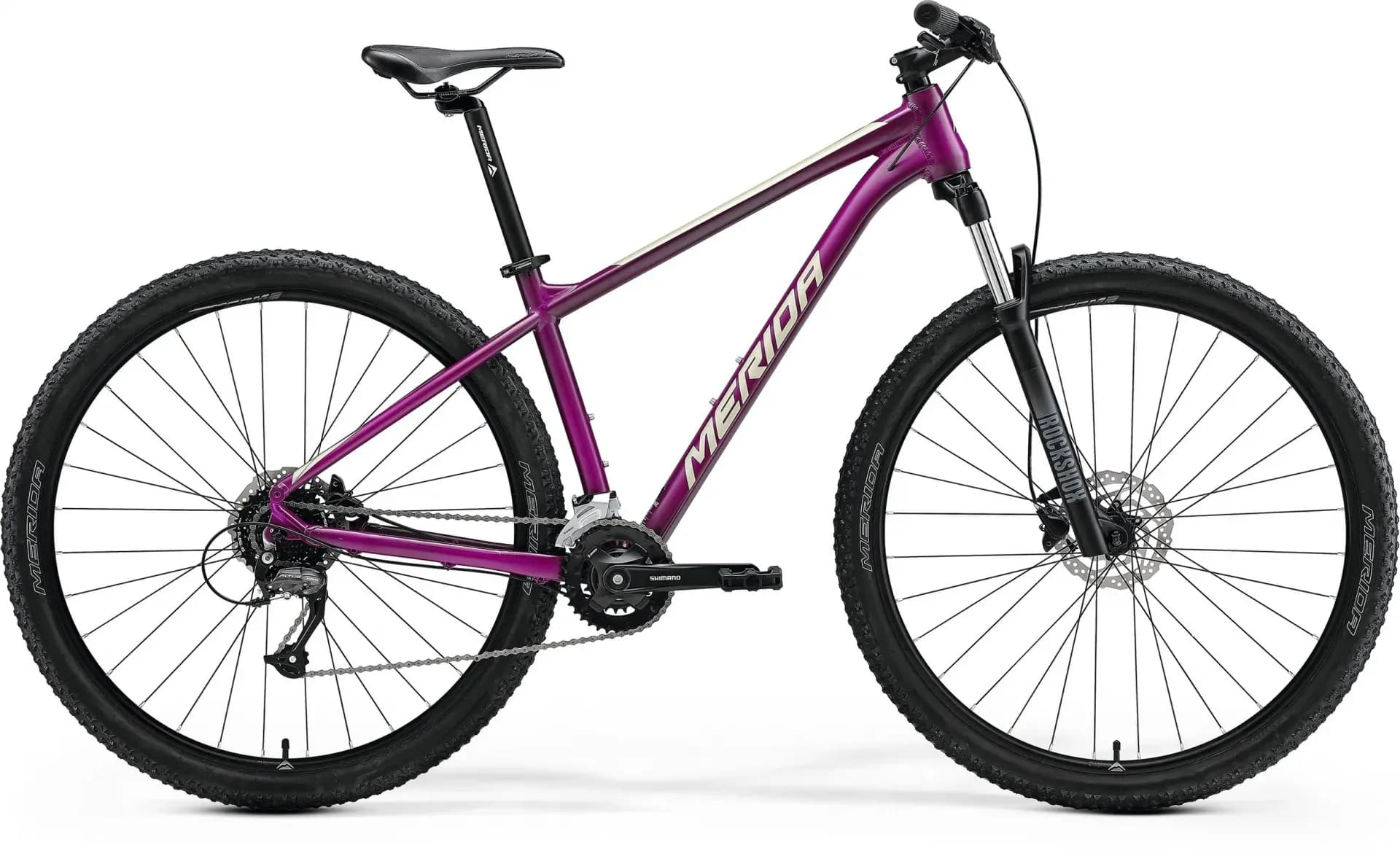 Велосипед MERIDA BIG.NINE 60-2X,M (17), SILK PURPLE(CHAMPANGE)