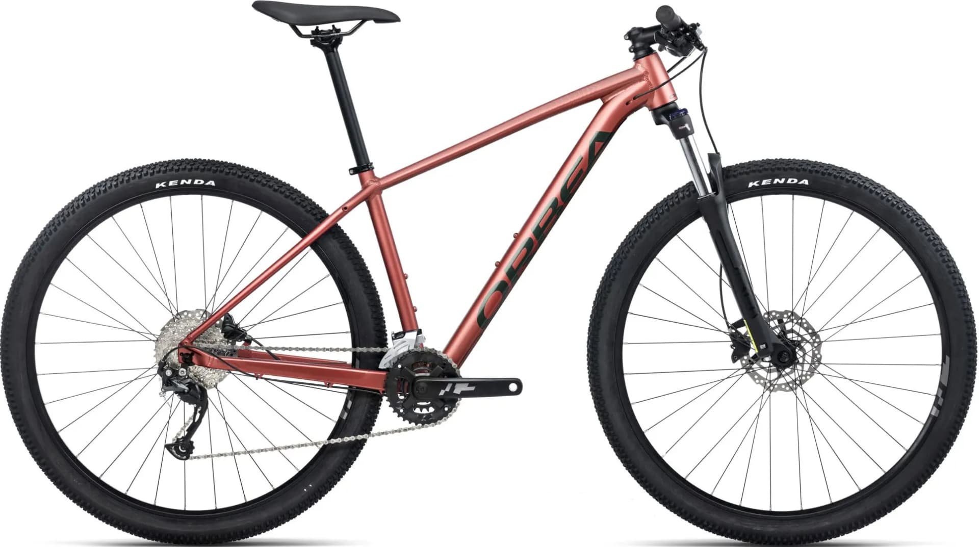 Велосипед ORBEA ONNA 27 40 S Terracotta Red (Matt) - Green (Gloss)