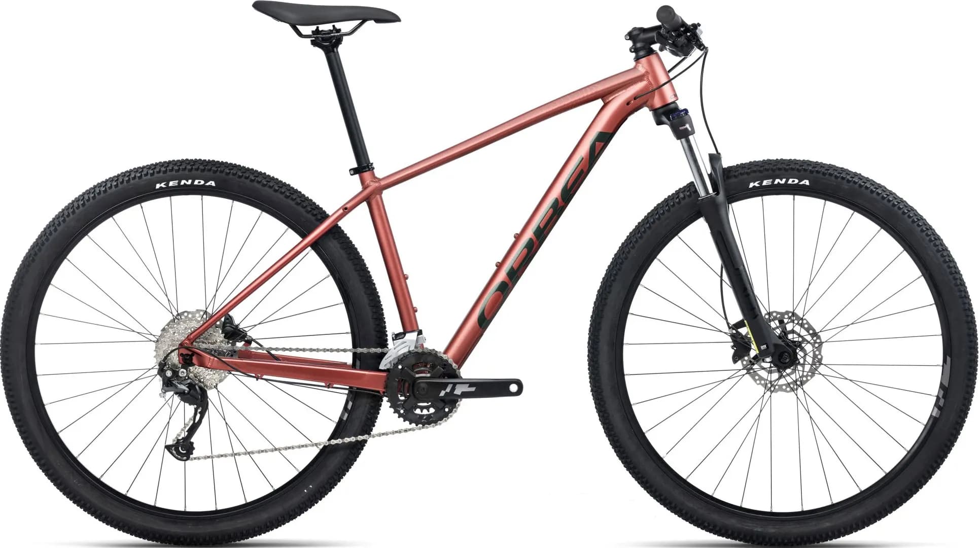Велосипед ORBEA ONNA 27 40 XS Terracotta Red (Matt) - Green (Gloss)