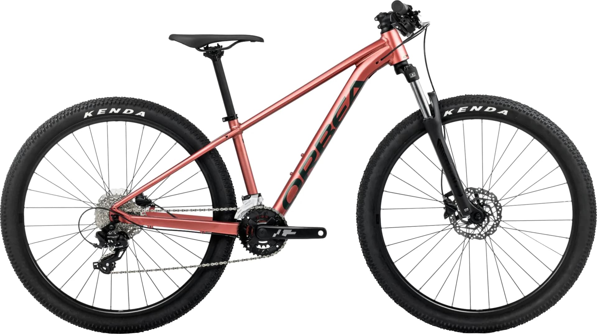 Велосипед ORBEA ONNA 27 XS JUNIOR 50 XS Terracotta Red (Matt) - Green (Gloss)
